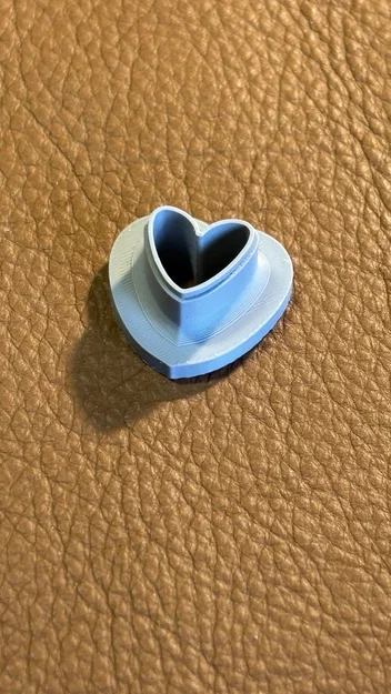 Khuôn cắt đất sét hình trái tim 10mm xinh xắn - File in 3D - Image 1