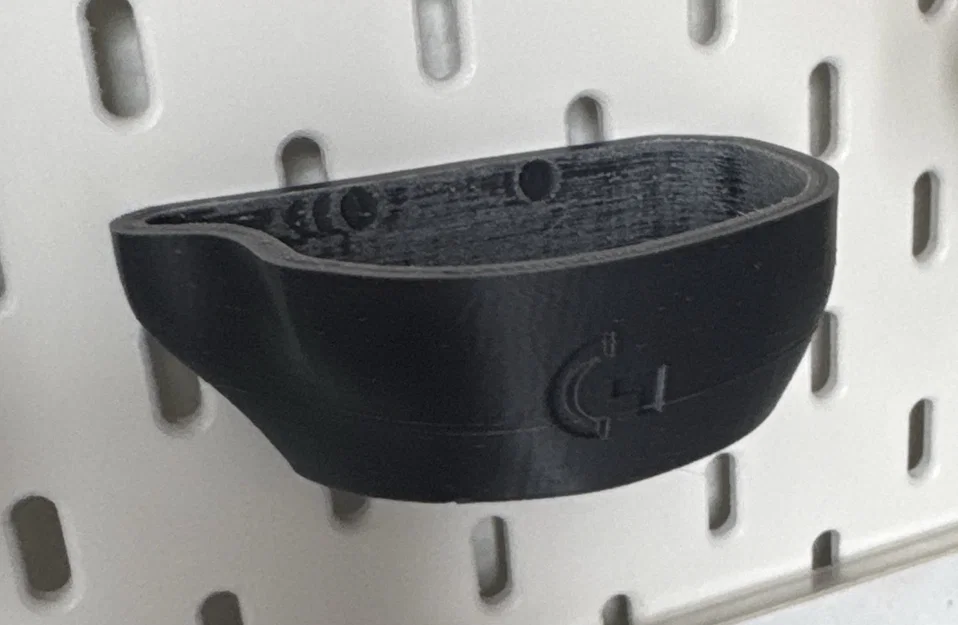 Giá treo chuột Logitech G502 cho bảng Ikea Skadis tiện lợi - Image 1