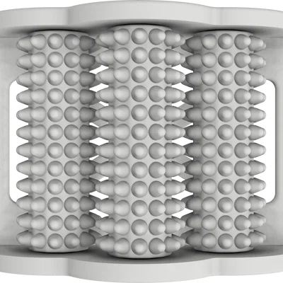 Con lăn massage chân (Foot massager) – bản remix thêm heat-set inserts