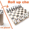 Roll Up Chess - Print in Place - (Single Extruder) | Bộ cờ vua cuộn in liền khối - Thumbnail 1
