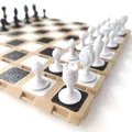 Roll Up Chess - Print in Place - (Single Extruder) | Bộ cờ vua cuộn in liền khối - Thumbnail 6