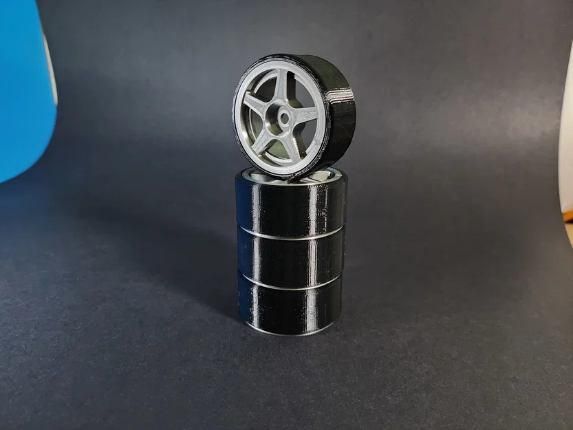 Bánh Xe RC Drift Tỉ Lệ 1/10 – Lốp Grip & Drift - Image 2