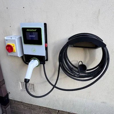Giá đỡ dây sạc xe điện EV bền đẹp tự in 3D tiện dụng