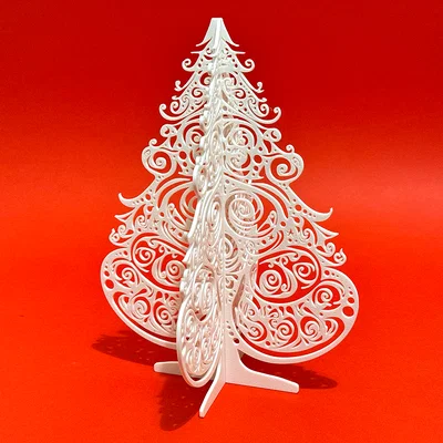 Cây thông Noel 2 mảnh dạng khe (Slotted 2 Piece Christmas Tree)