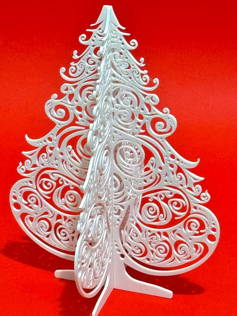 Cây thông Noel 2 mảnh dạng khe (Slotted 2 Piece Christmas Tree) - Image 3