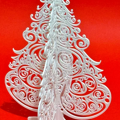 Cây thông Noel 2 mảnh dạng khe (Slotted 2 Piece Christmas Tree)