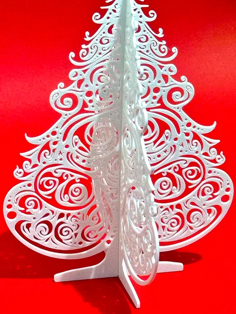 Cây thông Noel 2 mảnh dạng khe (Slotted 2 Piece Christmas Tree) - Image 4