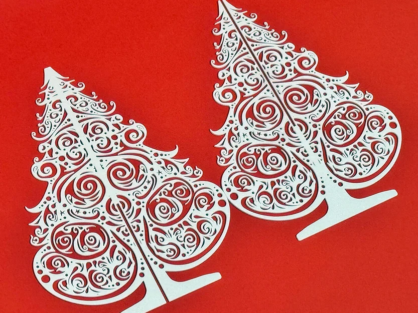 Cây thông Noel 2 mảnh dạng khe (Slotted 2 Piece Christmas Tree) - Image 6