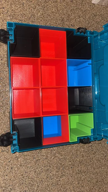 Bộ 12 Khay Nhựa Sắp Xếp Đồ Nghề Cho Thùng Makita Makpac - Image 1