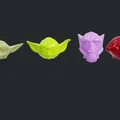 Bộ sưu tập đầu nhân vật Star Wars (Yoda, Zeb, Jar Jar Binks, C-3PO) - Thumbnail 3