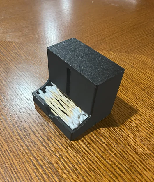 Hộp đựng tăm bông (Q-Tip Holder) tiện lợi, ngăn nắp cho phòng tắm - Image 1