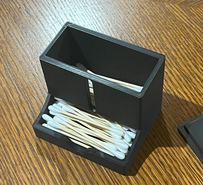 Hộp đựng tăm bông (Q-Tip Holder) tiện lợi, ngăn nắp cho phòng tắm - Image 2