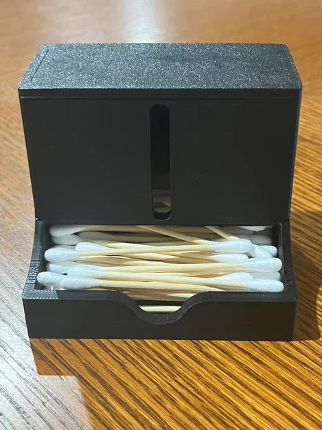 Hộp đựng tăm bông (Q-Tip Holder) tiện lợi, ngăn nắp cho phòng tắm - Image 3