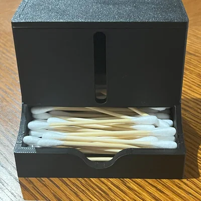 Hộp đựng tăm bông (Q-Tip Holder) tiện lợi, ngăn nắp cho phòng tắm