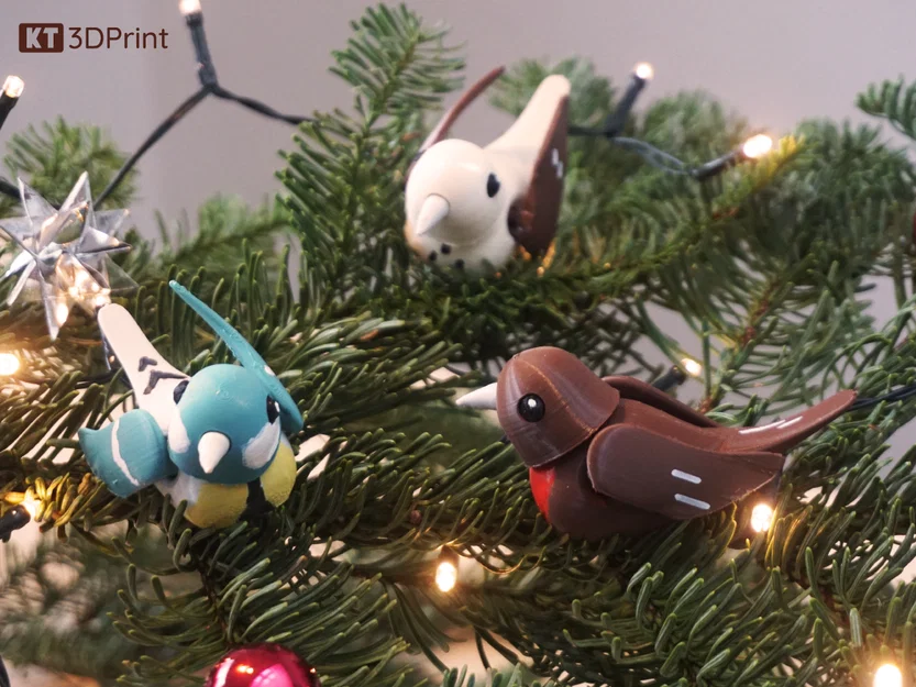 Tiny Tweeter – Chim nhỏ dễ thương, khớp cử động, in dễ - Image 1