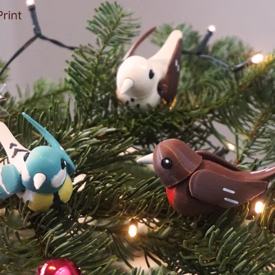 Tiny Tweeter – Chim nhỏ dễ thương, khớp cử động, in dễ