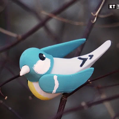 Tiny Tweeter – Chim nhỏ dễ thương, khớp cử động, in dễ