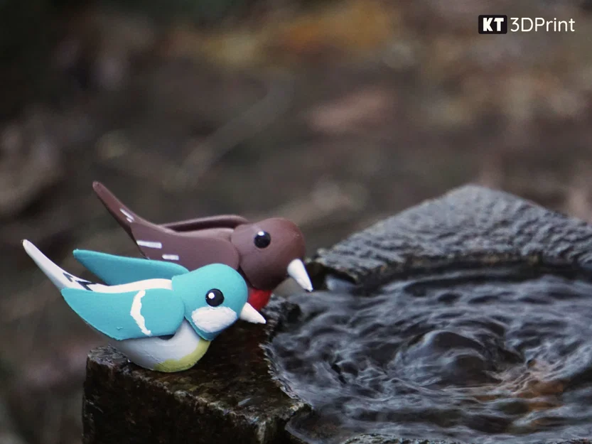 Tiny Tweeter – Chim nhỏ dễ thương, khớp cử động, in dễ - Image 3