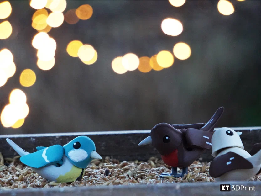 Tiny Tweeter – Chim nhỏ dễ thương, khớp cử động, in dễ - Image 4