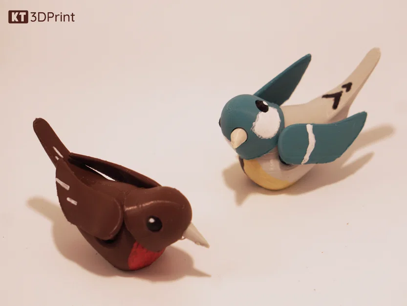 Tiny Tweeter – Chim nhỏ dễ thương, khớp cử động, in dễ - Image 5