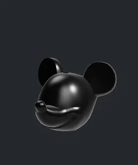 Mô hình đầu Mickey Mouse cho Lego Minifigure - Tải file STL miễn phí - Image 1