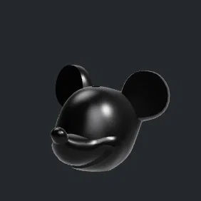 Mô hình đầu Mickey Mouse cho Lego Minifigure - Tải file STL miễn phí