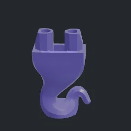 Mô hình chân nhân vật Lego hình bóng ma (Ghost Minifigure Legs)