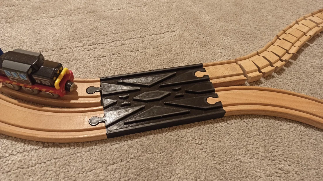 Ray Xe Lửa Brio Double Cross - Phụ Kiện Nối Đường Ray Gỗ - Image 1