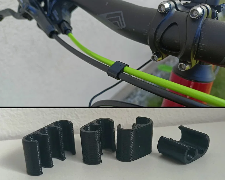 Kẹp Vỏ Dây Cáp Xe Đạp (Bike Cable Housing Clips) - Image 1
