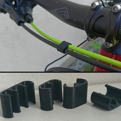 Kẹp Vỏ Dây Cáp Xe Đạp (Bike Cable Housing Clips)