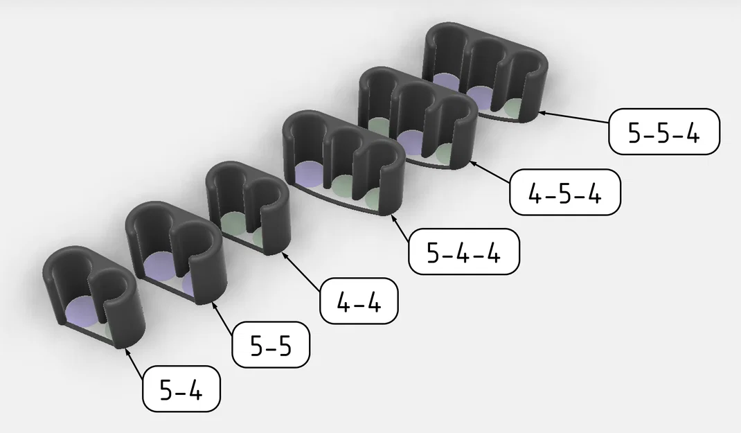 Kẹp Vỏ Dây Cáp Xe Đạp (Bike Cable Housing Clips) - Image 2