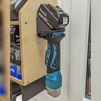 Giá treo úp ngược (top-down) cho dụng cụ Makita 18V