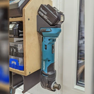 Giá treo úp ngược (top-down) cho dụng cụ Makita 18V