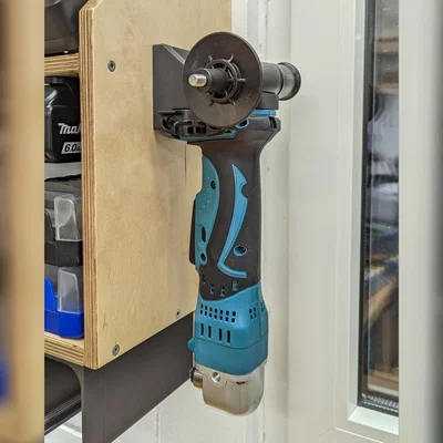 Giá treo úp ngược (top-down) cho dụng cụ Makita 18V