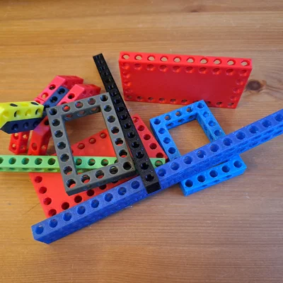 Bộ lắp ráp BitBeam: Giải pháp 3D tương thích LEGO Technic sáng tạo