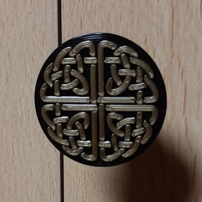 Tay nắm tủ phong cách Viking với họa tiết nút thắt Celtic - In 3D