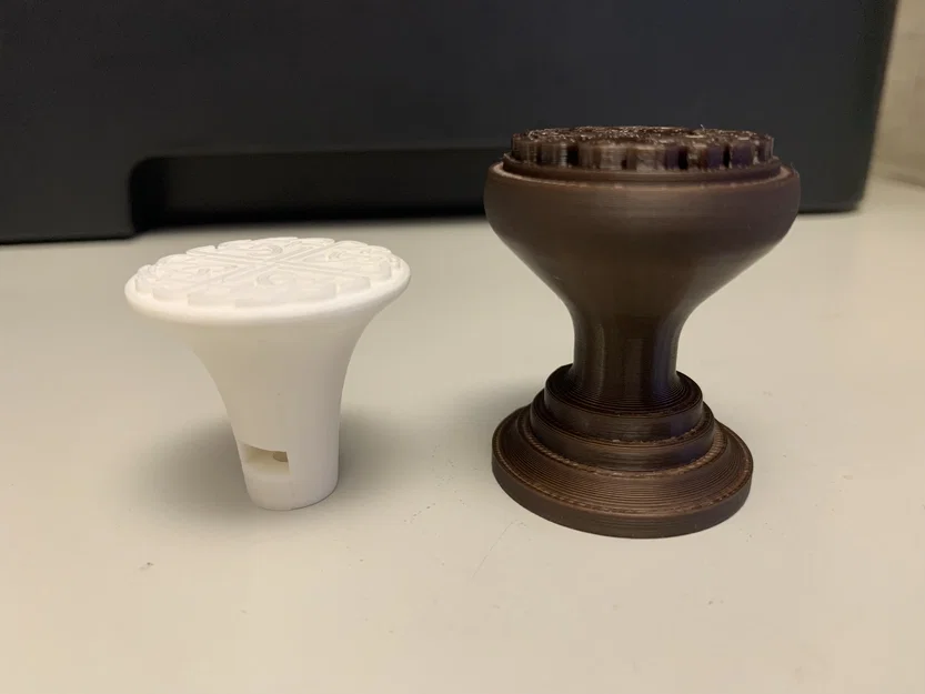 Núm cửa gập đôi họa tiết Viking Knot (Viking Knot Bifold Door Knob) - Image 3