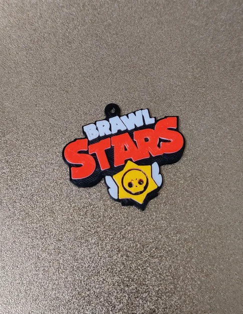 Móc khóa logo Brawl Stars in 3D cực chất cho game thủ - Image 1