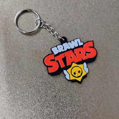 Móc khóa logo Brawl Stars in 3D cực chất cho game thủ