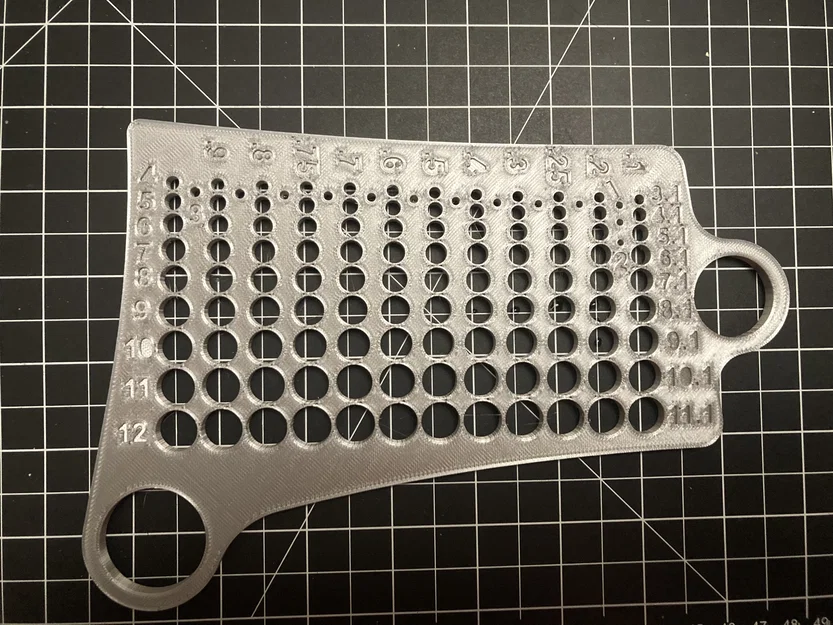 Hole Guide 2mm-12mm (Dưỡng kiểm tra lỗ 2–12mm) - Image 1