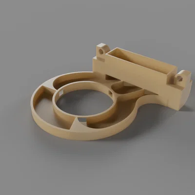 Fan Ender 3 Pro (Stock Fan) – Vòng Chia Gió Làm Mát 360°