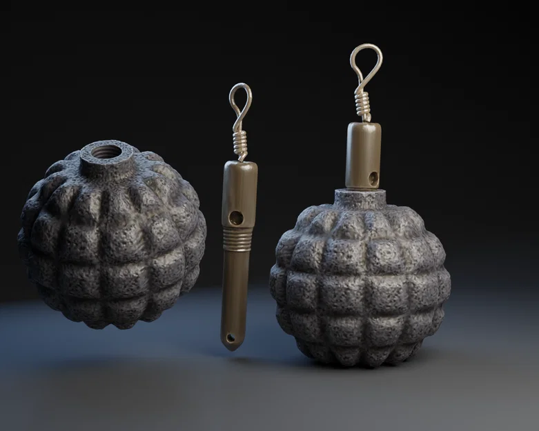 Mô hình lựu đạn Kugel Grenade Model 1913 của Đức - Image 1