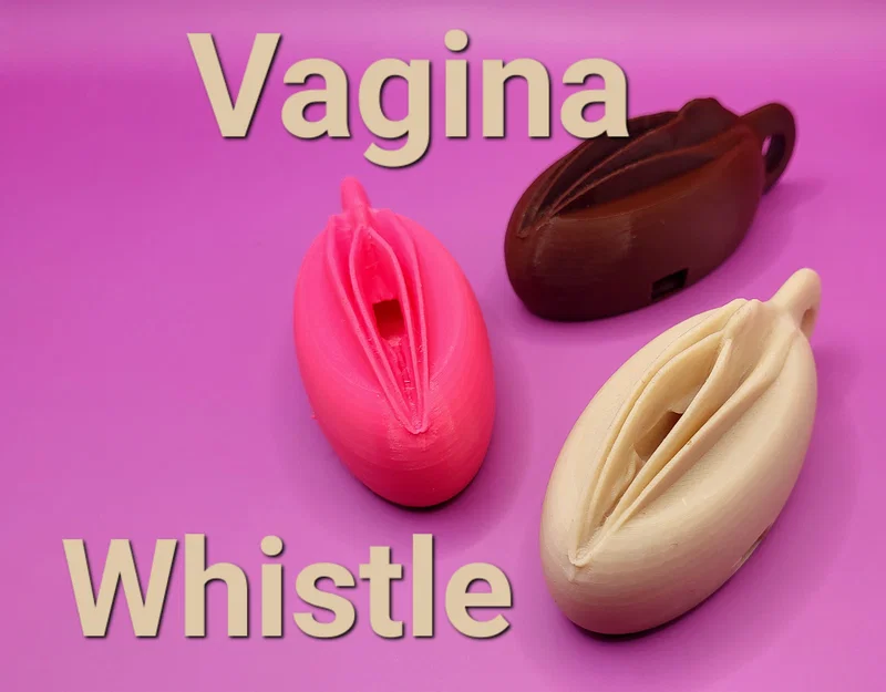 Còi thổi Vagina Whistle - Mẫu in 3D độc đáo và đầy phá cách - Image 1