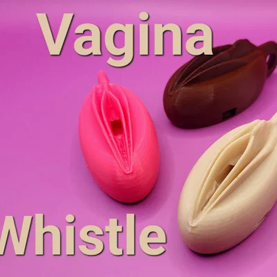 Còi thổi Vagina Whistle - Mẫu in 3D độc đáo và đầy phá cách