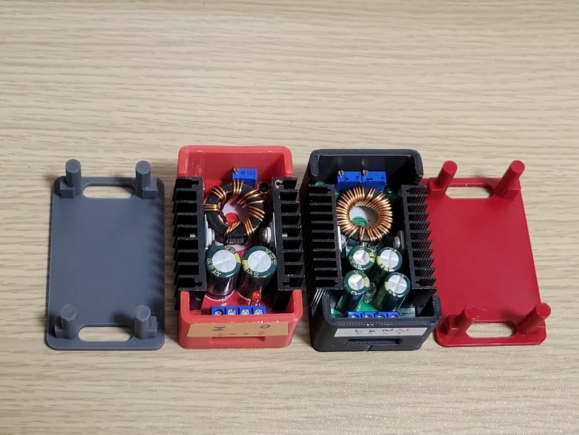 Vỏ converter Accessible Boost 150W & Buck 300W (remix) - chừa lỗ chỉnh - Image 1