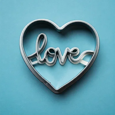 Khuôn Cắt Bánh Quy Heart Love Cookie Cutter
