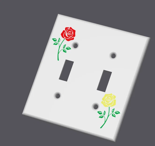 Bộ sưu tập mặt nạ công tắc và ổ cắm điện 3D độc đáo - Image 1