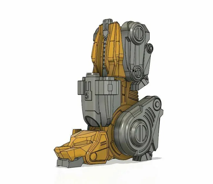 Voltron (Version 1.0) – bộ file STL 3D print - Image 7