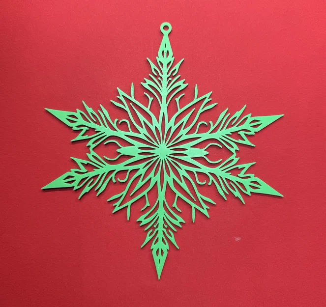 Bông tuyết treo trang trí (Snowflake for hanging) - Image 1