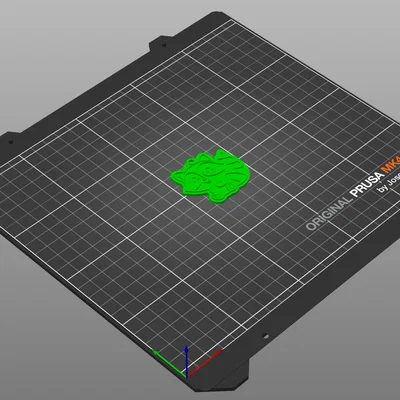 Móc khóa chú gấu mèo dễ thương - Dự án in 3D nhanh gọn